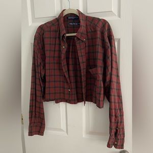 Cropped Nautica Button-up